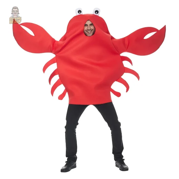 Costume crabe humoristique pour adulte