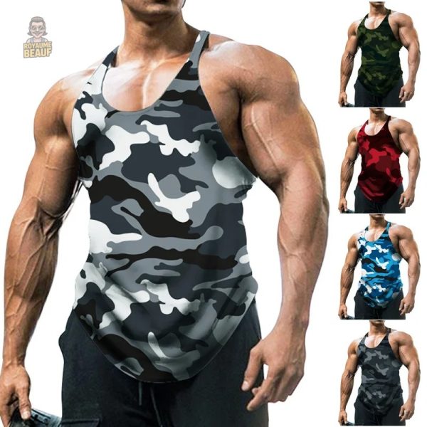 Débardeur militaire camo uni