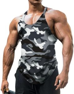 Débardeur uni style militaire