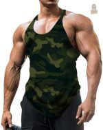 T-shirt sans manches camo