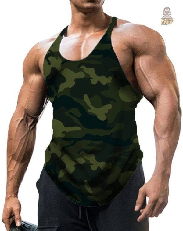 T-shirt sans manches camo